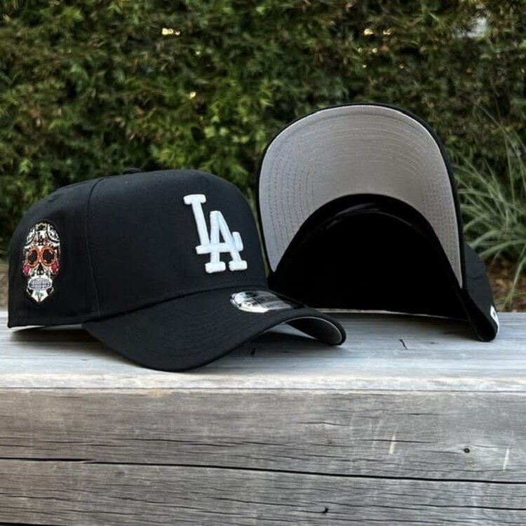 New Era LA Dodgers Black w/Sugar Skull SP 940 A-Frame
