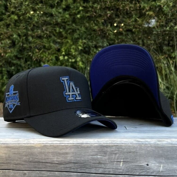 New Era LA Dodgers Black Metallic 2025 WS Champs Trophy 940 A-Frame