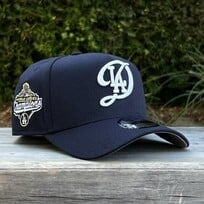 New Era LA City Connect Midnight Navy WS Champs Script Trophy 940 a-frame