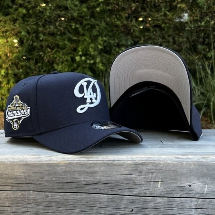 New Era LA City Connect Midnight Navy WS Champs Script Trophy 940 a-frame