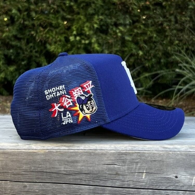 New Era LA Dodgers Shohei Ohtani Royal Trucker Mesh 940 A-Frame