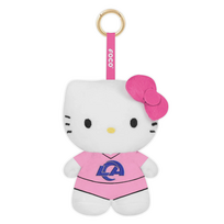 FOCO LA Rams x Hello Kitty Pink Jersey 6" Plush Backpack Clip Key Ring