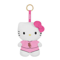 FOCO USC Trojans x Hello Kitty Pink Jersey 6" Plush Backpack Clip Key Ring