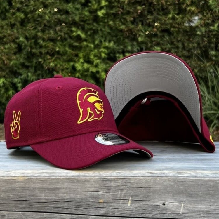 New Era USC Trojans Cardinal & Gold Tommy Trojan Fight On 920 Adjustable