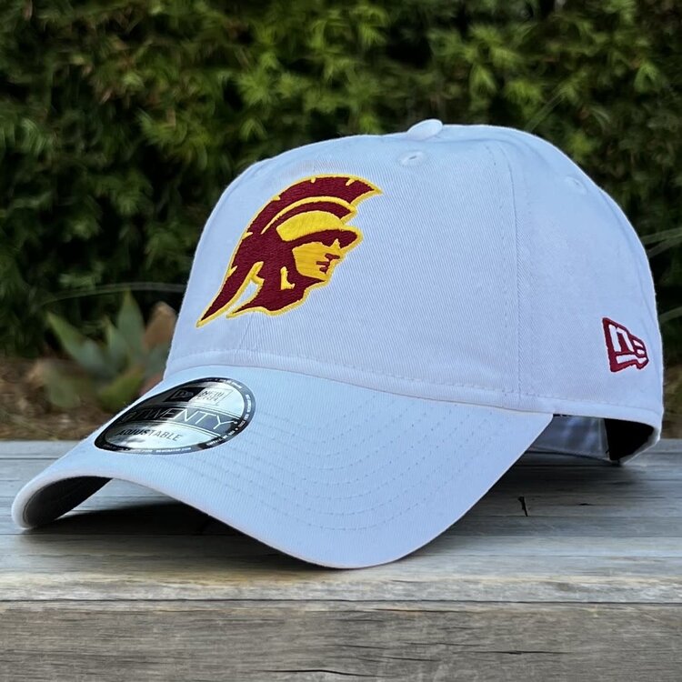 New Era USC Trojans White Team Tommy Trojan Fight On 920 Adjustable