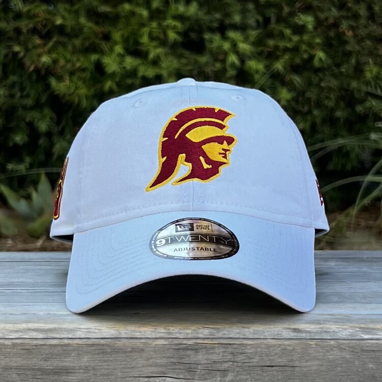 New Era USC Trojans White Team Tommy Trojan Fight On 920 Adjustable