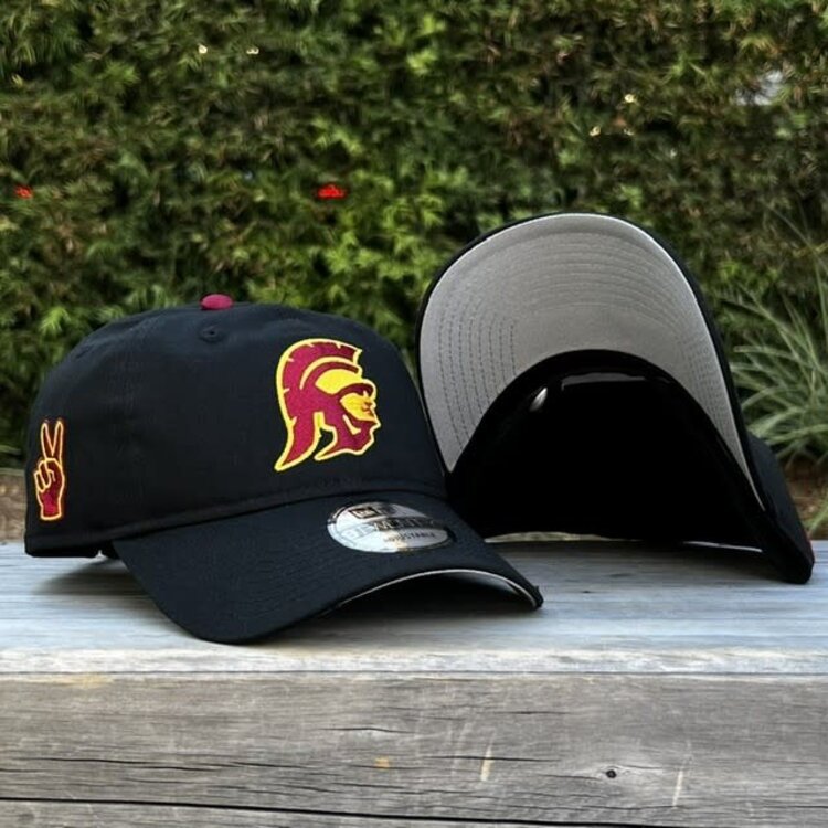 New Era USC Trojans Black Team Tommy Trojan Fight On 920 Adjustable