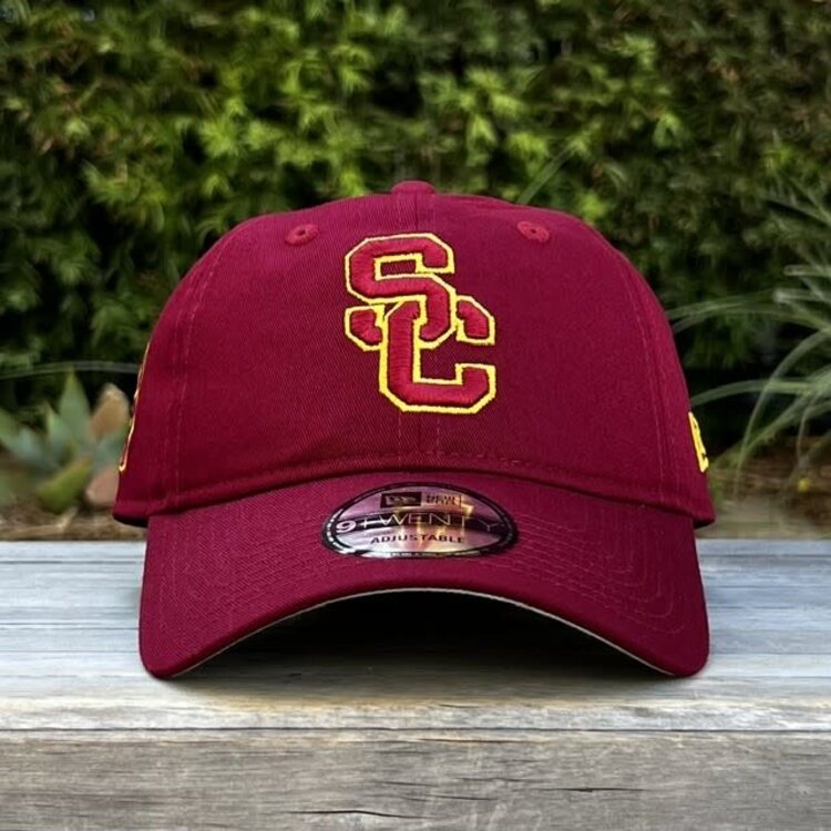 New Era USC Trojans Cardinal & Gold SC Interlock Fight On 920 Adjustable