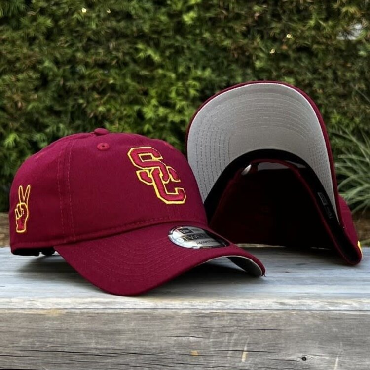 New Era USC Trojans Cardinal & Gold SC Interlock Fight On 920 Adjustable