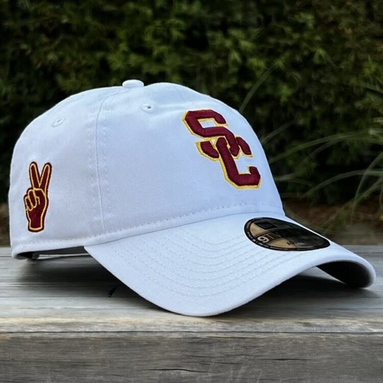 New Era USC Trojans White Team SC Interlock Fight On 920 Adjustable