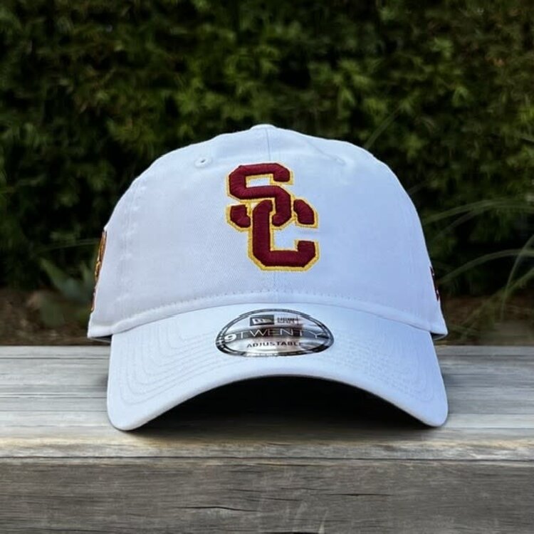 New Era USC Trojans White Team SC Interlock Fight On 920 Adjustable