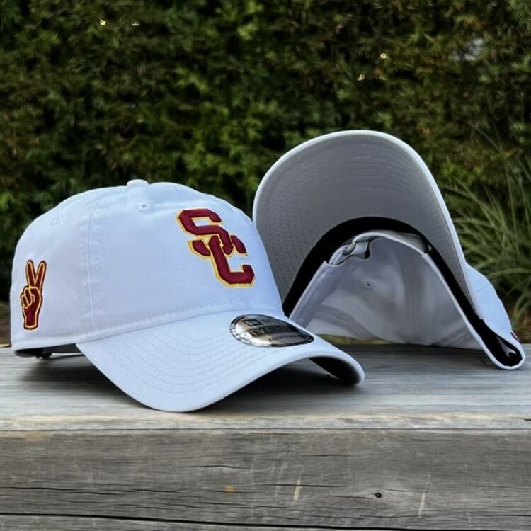 New Era USC Trojans White Team SC Interlock Fight On 920 Adjustable