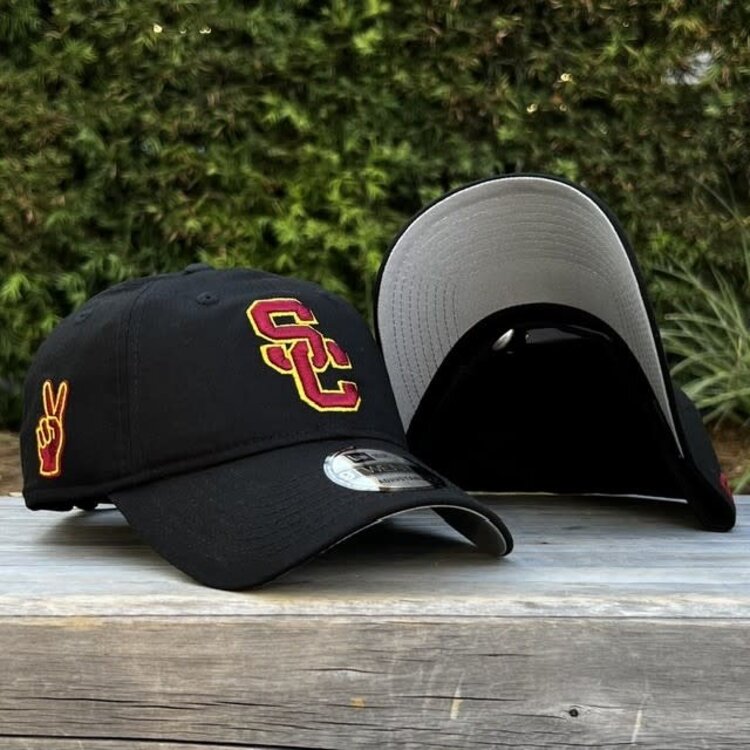 New Era USC Trojans Black Team SC Interlock Fight On 920 Adjustable