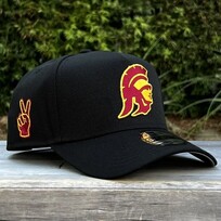 New Era USC Trojans Black Team Tommy Trojan Fight On 940 A-Frame
