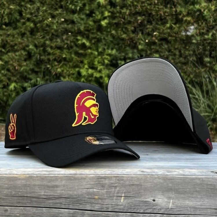 New Era USC Trojans Black Team Tommy Trojan Fight On 940 A-Frame