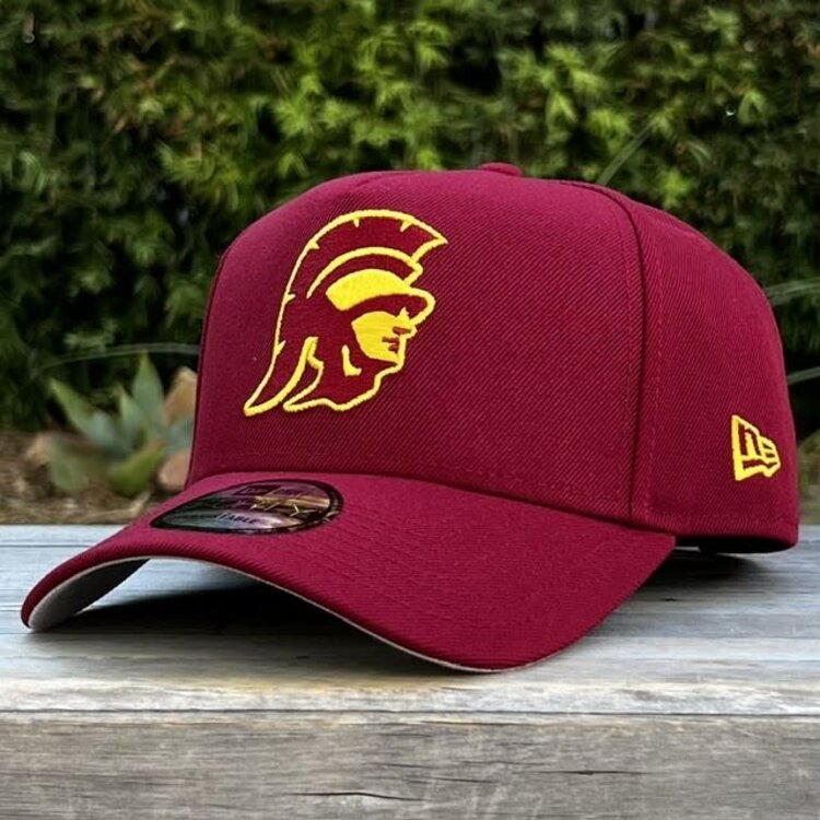 New Era USC Trojans Cardinal & Gold Tommy Trojan Fight On 940 A-Frame