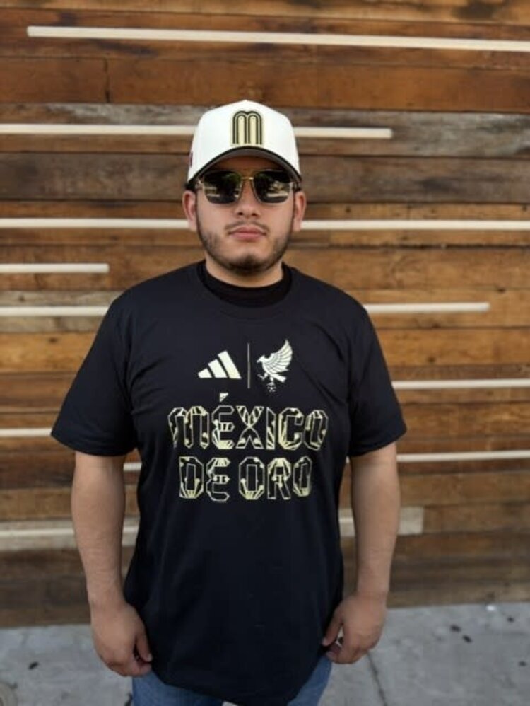 Adidas Mexico de Oro FIFA 2026 Men's Black Tee