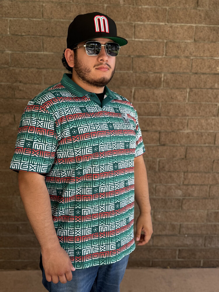 Antigua Mexico National Team Antigua Golden Polo - Green