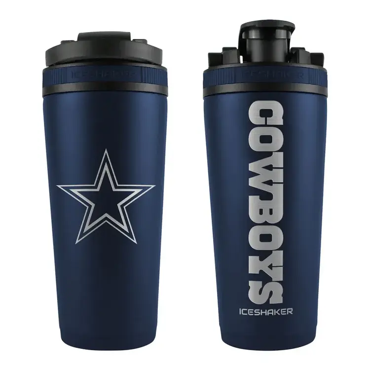 Wincraft Stainless Steel Navy Ice Shaker Tumbler 26 oz - Cowboys