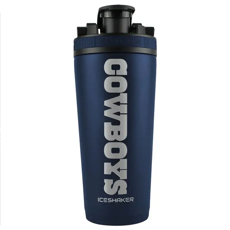Wincraft Stainless Steel Navy Ice Shaker Tumbler 26 oz - Cowboys