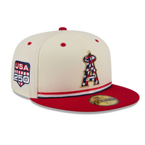 New Era Angels 2026 4th of July Ivory/Scarlet