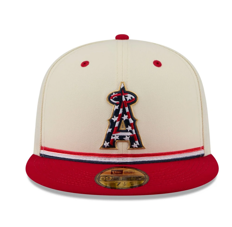 New Era Angels 2026 4th of July Ivory/Scarlet