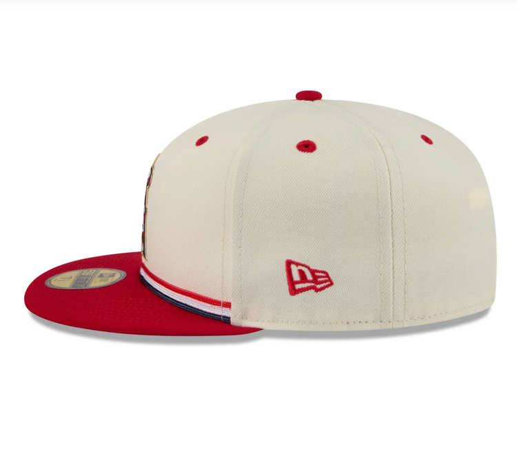 New Era Angels 2026 4th of July Ivory/Scarlet