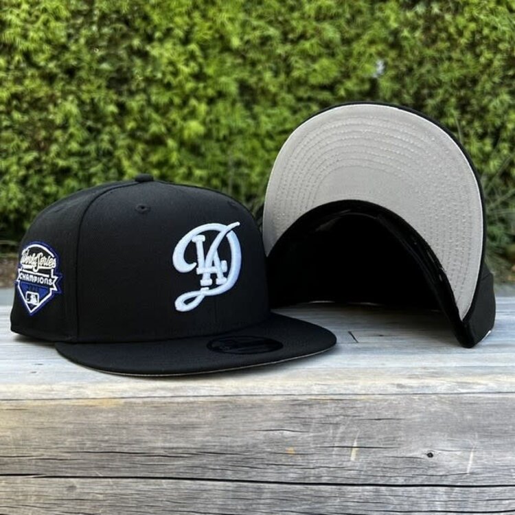 New Era LA City Connect Black White 2025 WS Champs Side Patch 950 Snapback