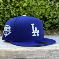 New Era LA Dodgers Royal Metallic 2025 WS Champs Side Patch 950 Snapback