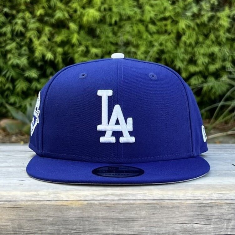New Era LA Dodgers Royal Metallic 2025 WS Champs Side Patch 950 Snapback