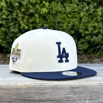 New Era LA Dodgers Ivory/Navy 2025 WS Champs Trophy 950 Snapback