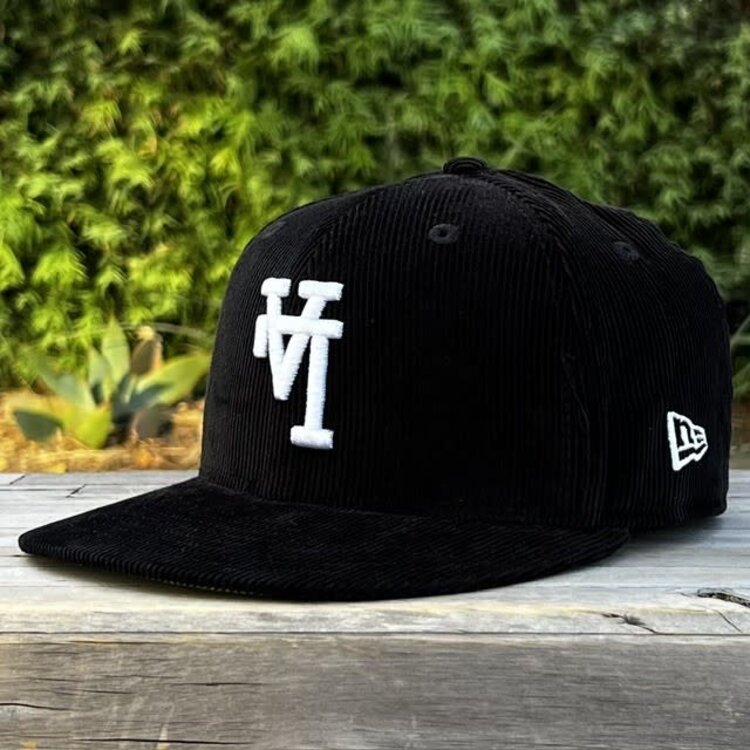 New Era LA Upside Down Black Corduroy WS Champs Script Trophy