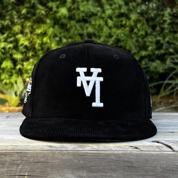 New Era LA Upside Down Black Corduroy WS Champs Script Trophy