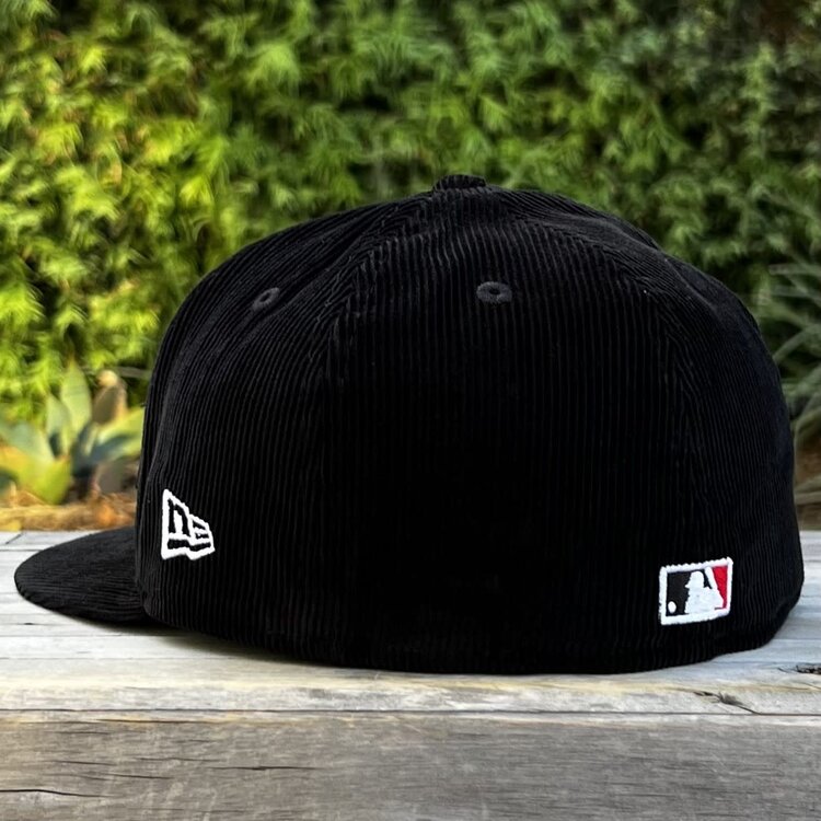 New Era LA Upside Down Black Corduroy WS Champs Script Trophy