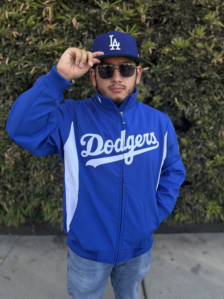 Mitchell and Ness LA Dodgers Men's 2008 Royal Authentic Dugout Jacket