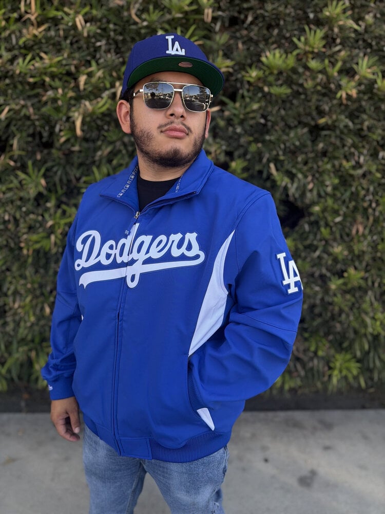 Mitchell and Ness LA Dodgers Men's 2008 Royal Authentic Dugout Jacket