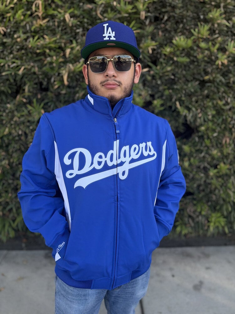 Mitchell and Ness LA Dodgers Men's 2008 Royal Authentic Dugout Jacket