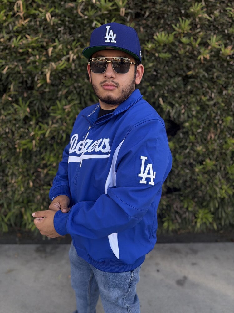 Mitchell and Ness LA Dodgers Men's 2008 Royal Authentic Dugout Jacket