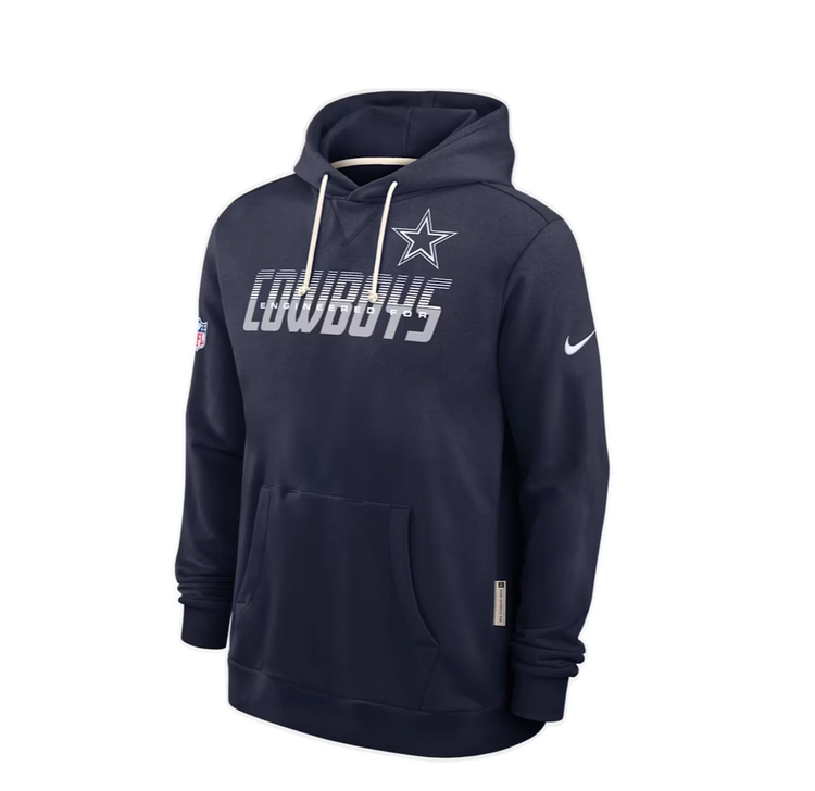 Nike Dallas Cowboys Men's 2026 Sideline Pullover Hoodie