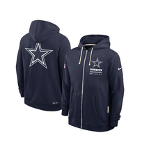 Nike Dallas Cowboys Men's 2026 Sideline Full-Zip Hoodie