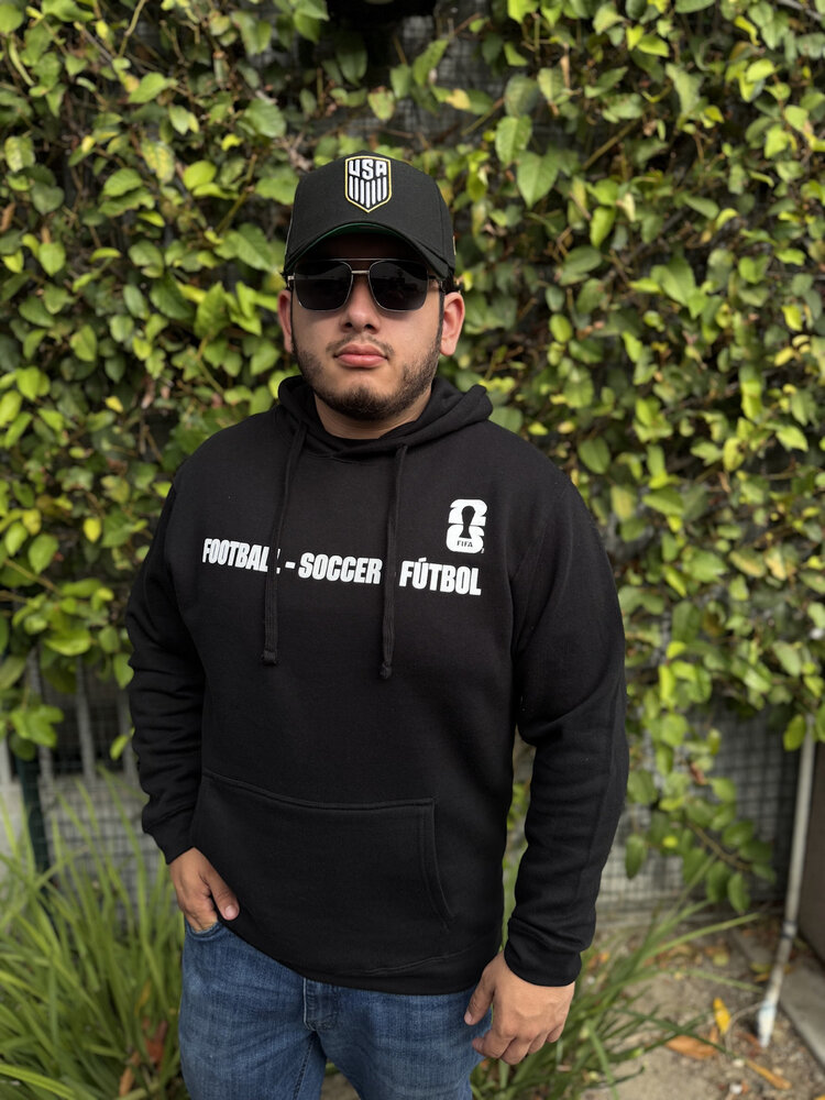 FIFA Host Cities Men's FIFA 2026 Futbol Black Pullover Hoodie