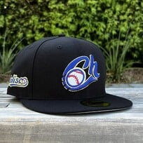 New Era Charros de Jalisco Game Black Team Script Side Patch