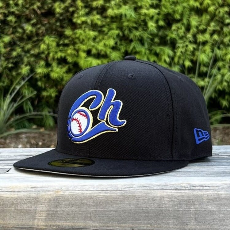 New Era Charros de Jalisco Game Black Team Script Side Patch