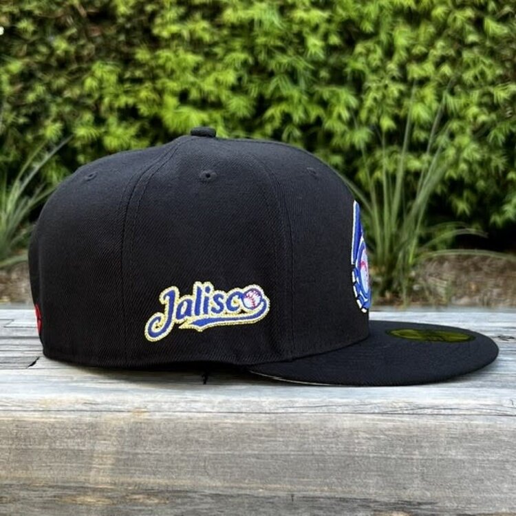 New Era Charros de Jalisco Game Black Team Script Side Patch