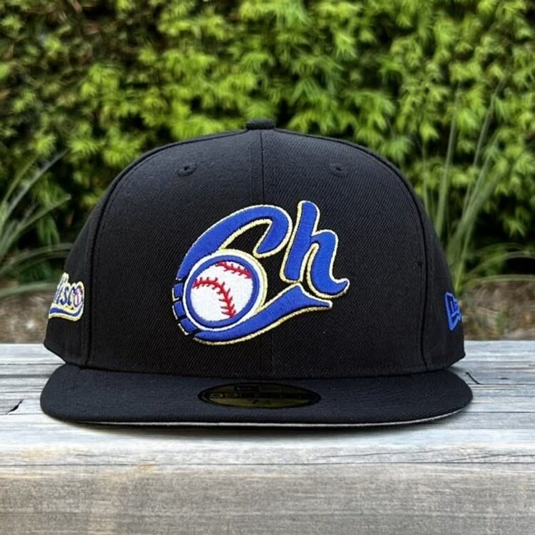 New Era Charros de Jalisco Game Black Team Script Side Patch
