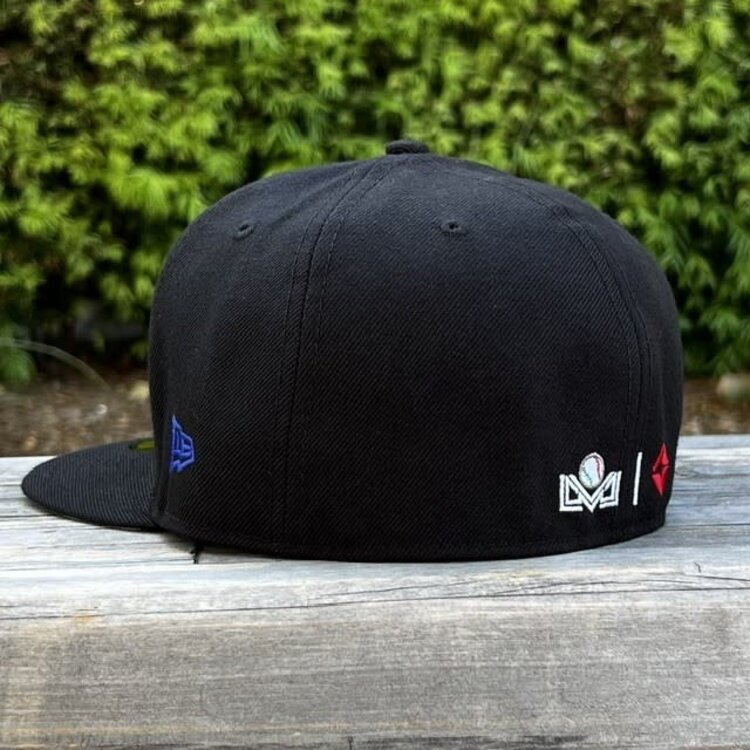 New Era Charros de Jalisco Game Black Team Script Side Patch