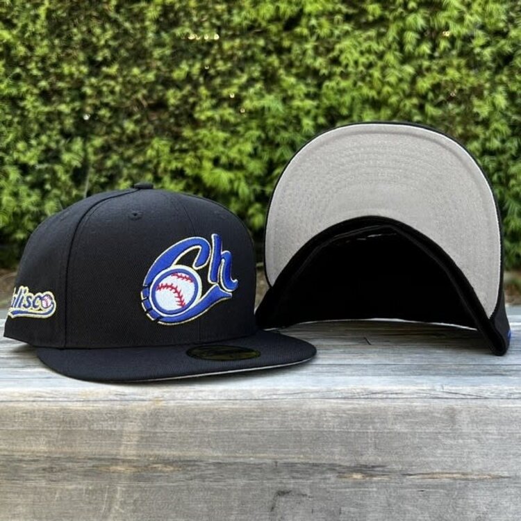 New Era Charros de Jalisco Game Black Team Script Side Patch