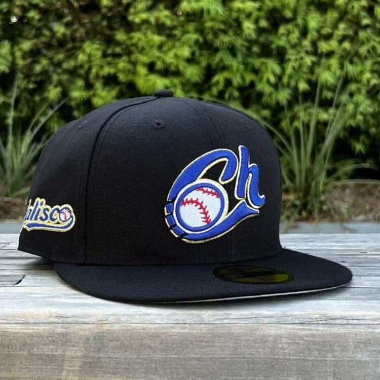 New Era Charros de Jalisco Game Black Team Script Side Patch