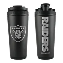 Wincraft Stainless Steel Black Ice Shaker Tumbler 26 oz - Raiders