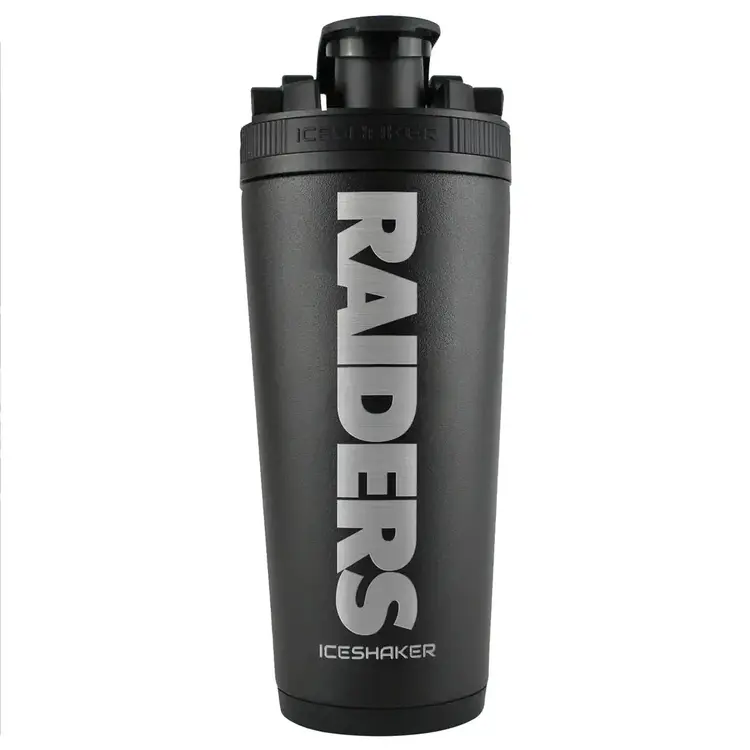Wincraft Stainless Steel Black Ice Shaker Tumbler 26 oz - Raiders